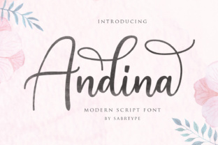 Andina Script: A Modern Font for Elegant Branding