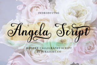 Angela Script: A Sweet Calligraphy Font for Modern Designers