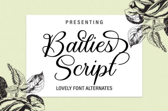 Bailies Script: The Handwritten Font for Authentic Branding
