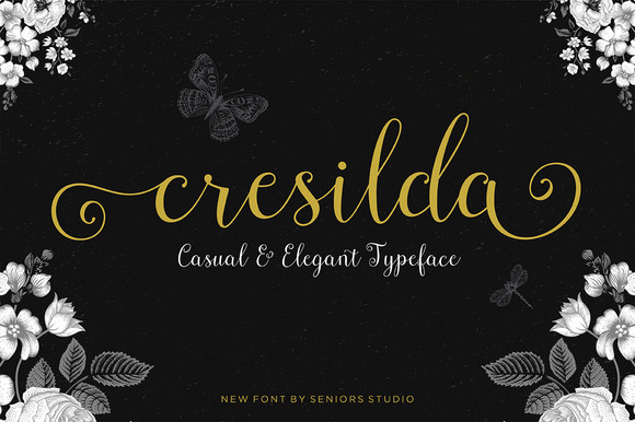 Cresilda Script: A Handwritten Font for Modern Branding