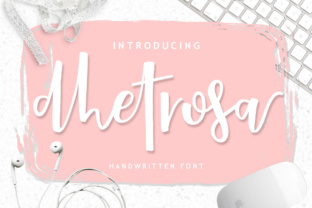 Dhetrosa Script: A Brush-and-Ink Typeface with Soul