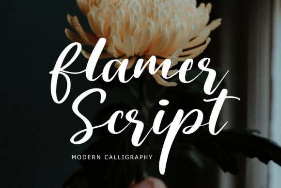 Flamer Script: Where Bold Confidence Meets Fluid Elegance