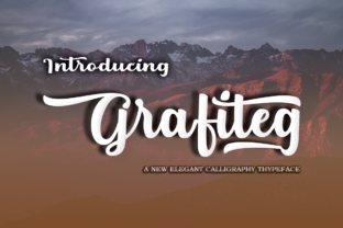 Grafiteg Script: Where Bold Impact Meets Elegant Flow