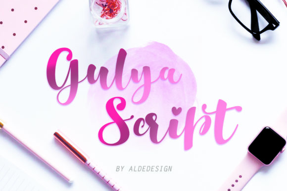 Gulya Script: The Feminine Font with a Striking Edge