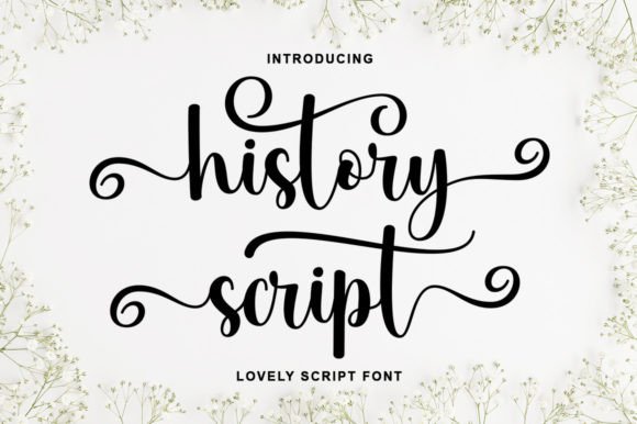 History Script: A Modern Calligraphic Font for Designers