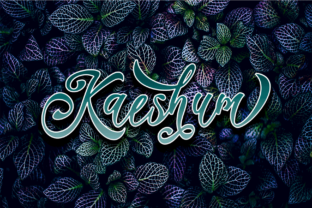 Kaeshum Script: Bold Typography for Modern Brands