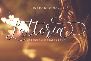 Lattoria Script: The Modern Calligraphy Font for Creative Brands