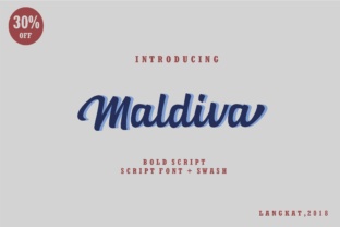 Maldiva Script: Bold Typography for Distinctive Projects