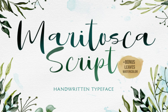 Maritosca Script: A Modern Calligraphic Typeface for Creative Projects