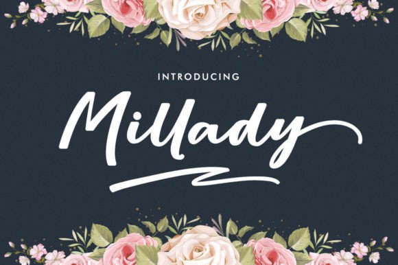 Millady Script: A Handwritten Typeface for Timeless Elegance