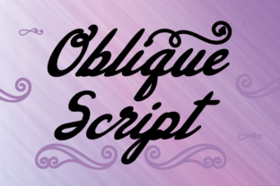 Oblique Script: Crafting Character with a Handwritten Touch
