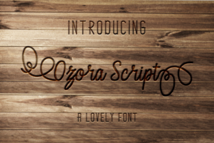 Ozora Script: A Handwritten Font for Modern Branding