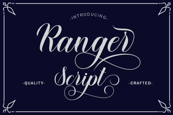 Ranger Script: A Modern Calligraphy Font for Feminine & Trendy Designs