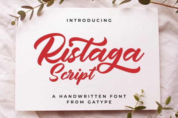 Ristaga Script: The Old-School Typeface for Bold Modern Brands