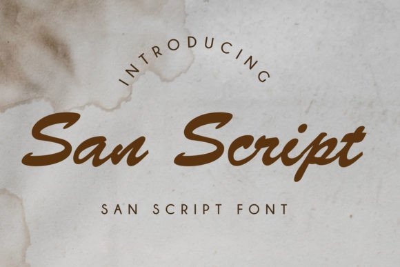San Script: The Authentic Hand-Drawn Font for Real Branding