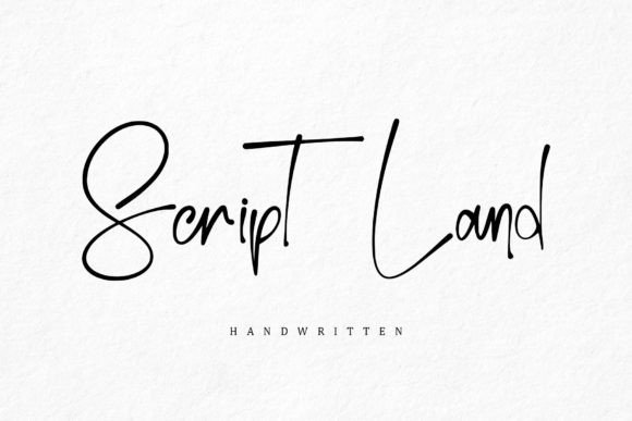 Script Land: A Romantic Handwritten Font for Every Creative