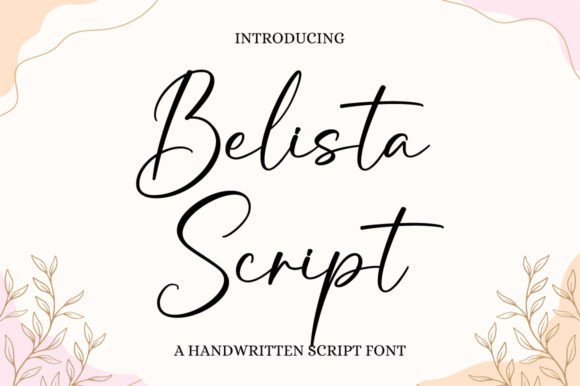 The Graceful Curves of Belista Script: A Designer's Guide